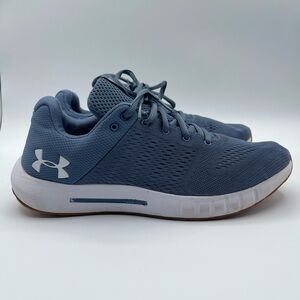 UNDER ARMOUR Micro G Pursuit Women Sz 10 Blue Athletic Shoes 3000101-401